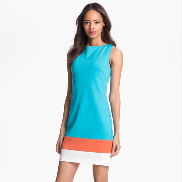 Trina Turk Dresses & Skirts - Trina Turk Colorblock Sheath Dress – Style 132230 🧡